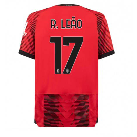 AC Milan Rafael Leao #17 Thuis tenue Mensen 2023-24 Korte Mouw