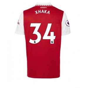 Arsenal Granit Xhaka #34 Thuis tenue Mensen 2022-23 Korte Mouw
