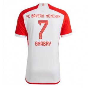 Bayern Munich Serge Gnabry #7 Thuis tenue Mensen 2023-24 Korte Mouw