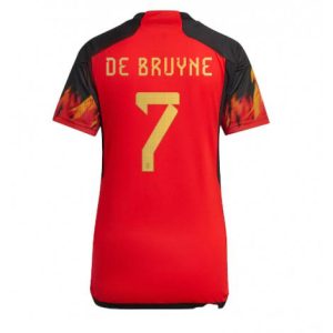 Dames België Kevin De Bruyne #7 Thuis tenue WK 2022 Korte Mouw