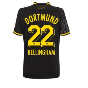 Dames Borussia Dortmund Jude Bellingham #22 Uit tenue 2022-23 Korte Mouw