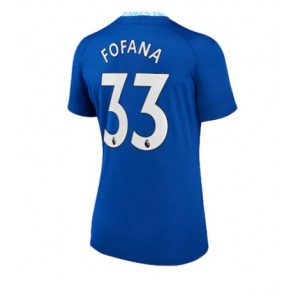 Dames Chelsea Wesley Fofana #33 Thuis tenue 2022-23 Korte Mouw