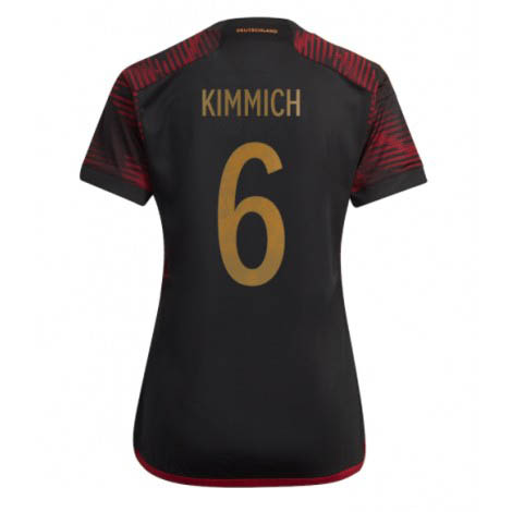 Dames Duitsland Joshua Kimmich #6 Uit tenue WK 2022 Korte Mouw