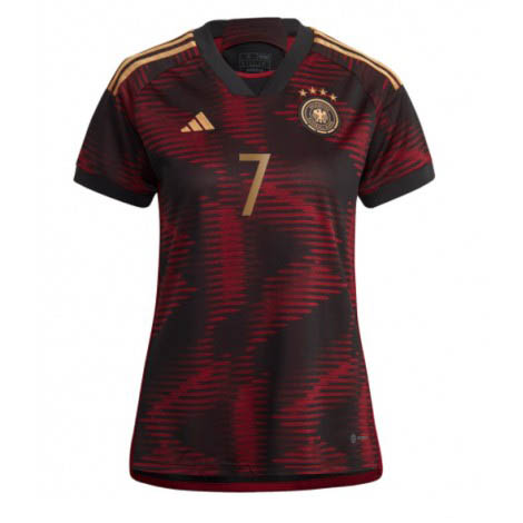 Dames Duitsland Kai Havertz #7 Uit tenue WK 2022 Korte Mouw-1