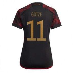 Dames Duitsland Mario Gotze #11 Uit tenue WK 2022 Korte Mouw
