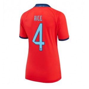Dames Engeland Declan Rice #4 Uit tenue WK 2022 Korte Mouw