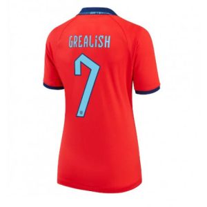 Dames Engeland Jack Grealish #7 Uit tenue WK 2022 Korte Mouw-1