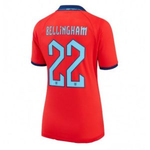 Dames Engeland Jude Bellingham #22 Uit tenue WK 2022 Korte Mouw