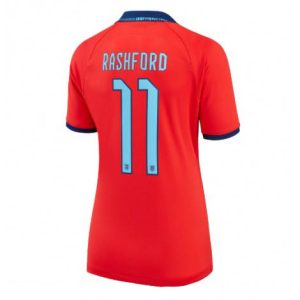 Dames Engeland Marcus Rashford #11 Uit tenue WK 2022 Korte Mouw
