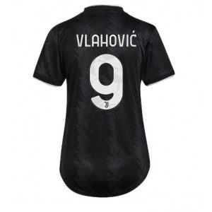 Dames Juventus Dusan Vlahovic #9 Uit tenue 2022-23 Korte Mouw