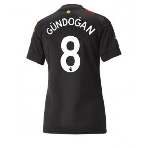 Dames Manchester City Ilkay Gundogan #8 Uit tenue 2022-23 Korte Mouw