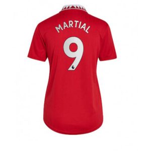 Dames Manchester United Anthony Martial #9 Thuis tenue 2022-23 Korte Mouw