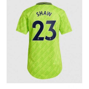 Dames Manchester United Luke Shaw #23 Derde tenue 2022-23 Korte Mouw