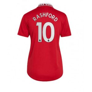 Dames Manchester United Marcus Rashford #10 Thuis tenue 2022-23 Korte Mouw