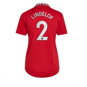 Dames Manchester United Victor Lindelof #2 Thuis tenue 2022-23 Korte Mouw