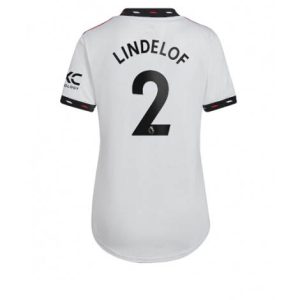 Dames Manchester United Victor Lindelof #2 Uit tenue 2022-23 Korte Mouw