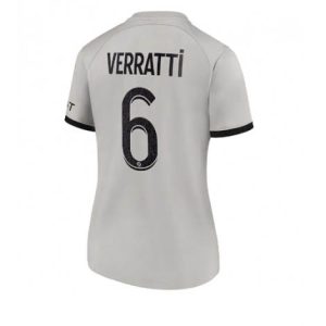 Dames Paris Saint-Germain Marco Verratti #6 Uit tenue 2022-23 Korte Mouw