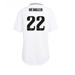 Dames Real Madrid Antonio Rudiger #22 Thuis tenue 2022-23 Korte Mouw