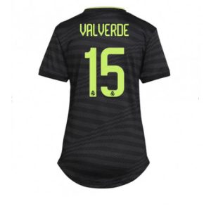 Dames Real Madrid Federico Valverde #15 Derde tenue 2022-23 Korte Mouw