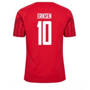 Denemarken Christian Eriksen #10 Thuis tenue Mensen WK 2022 Korte Mouw