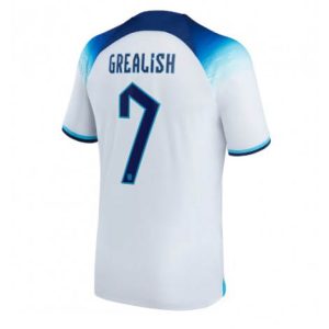 Engeland Jack Grealish #7 Thuis tenue Mensen WK 2022 Korte Mouw