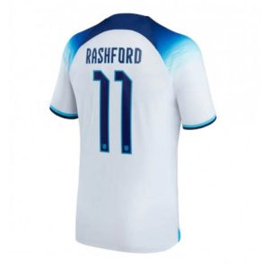 Engeland Marcus Rashford #11 Thuis tenue Mensen WK 2022 Korte Mouw