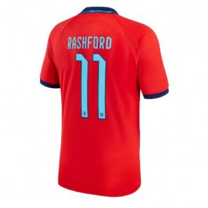 Engeland Marcus Rashford #11 Uit tenue Mensen WK 2022 Korte Mouw