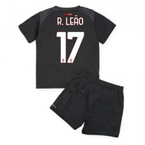 Kids AC Milan Rafael Leao #17 Thuis tenue 2022-23 Korte Mouw (+ Korte broeken)