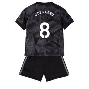 Kids Arsenal Martin Odegaard #8 Uit tenue 2022-23 Korte Mouw (+ Korte broeken)