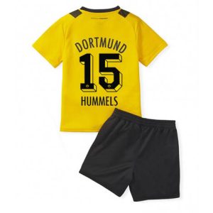 Kids Borussia Dortmund Mats Hummels #15 Thuis tenue 2022-23 Korte Mouw (+ Korte broeken)