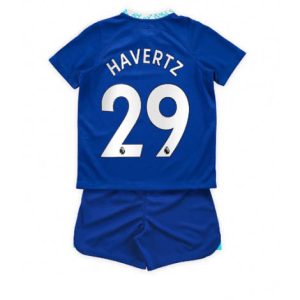 Kids Chelsea Kai Havertz #29 Thuis tenue 2022-23 Korte Mouw (+ Korte broeken)