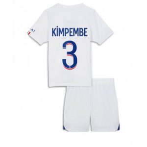 Kids Paris Saint-Germain Presnel Kimpembe #3 Derde tenue 2022-23 Korte Mouw (+ Korte broeken)