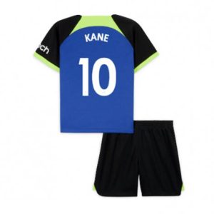 Kids Tottenham Hotspur Harry Kane #10 Uit tenue 2022-23 Korte Mouw (+ Korte broeken)