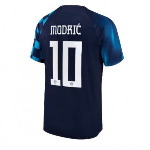 Kroatië Luka Modric #10 Uit tenue Mensen WK 2022 Korte Mouw