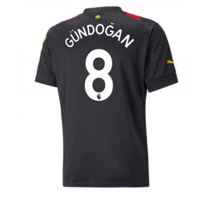 Manchester City Ilkay Gundogan #8 Uit tenue Mensen 2022-23 Korte Mouw