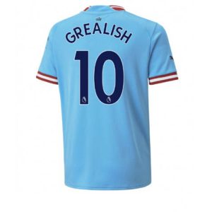 Manchester City Jack Grealish #10 Thuis tenue Mensen 2022-23 Korte Mouw