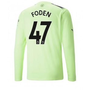 Manchester City Phil Foden #47 Derde tenue Mensen 2022-23 Lange Mouw