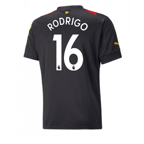 Manchester City Rodri Hernandez #16 Uit tenue Mensen 2022-23 Korte Mouw