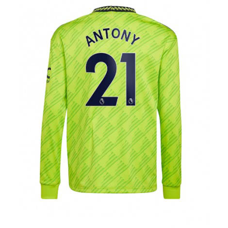 Manchester United Antony #21 Derde tenue Mensen 2022-23 Lange Mouw