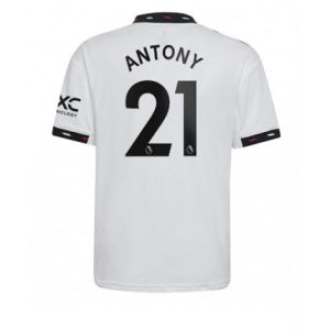 Manchester United Antony #21 Uit tenue Mensen 2022-23 Korte Mouw