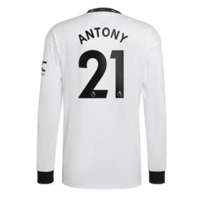 Manchester United Antony #21 Uit tenue Mensen 2022-23 Lange Mouw