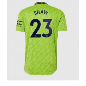 Manchester United Luke Shaw #23 Derde tenue Mensen 2022-23 Korte Mouw