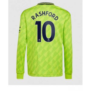 Manchester United Marcus Rashford #10 Derde tenue Mensen 2022-23 Lange Mouw