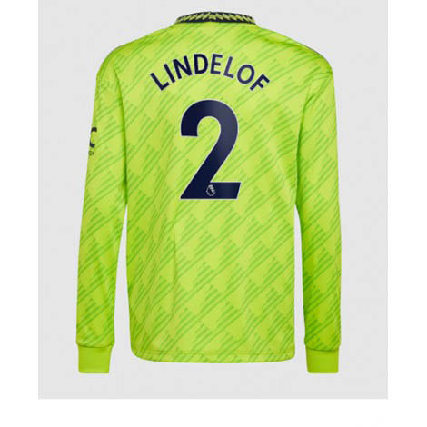 Manchester United Victor Lindelof #2 Derde tenue Mensen 2022-23 Lange Mouw
