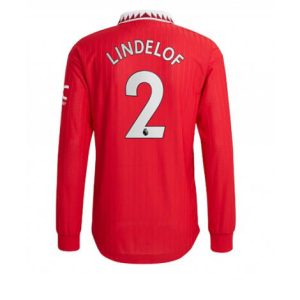 Manchester United Victor Lindelof #2 Thuis tenue Mensen 2022-23 Lange Mouw