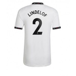 Manchester United Victor Lindelof #2 Uit tenue Mensen 2022-23 Korte Mouw
