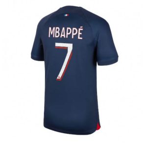 Paris Saint-Germain Kylian Mbappe #7 Thuis tenue Mensen 2023-24 Korte Mouw