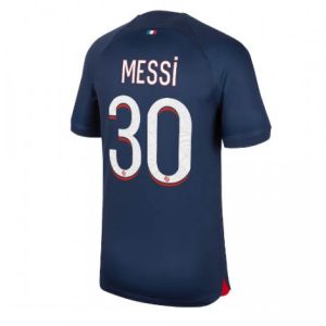Paris Saint-Germain Lionel Messi #30 Thuis tenue Mensen 2023-24 Korte Mouw