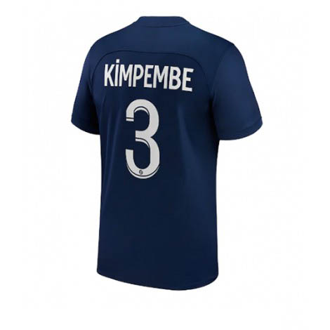 Paris Saint-Germain Presnel Kimpembe #3 Thuis tenue Mensen 2022-23 Korte Mouw
