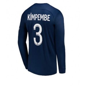 Paris Saint-Germain Presnel Kimpembe #3 Thuis tenue Mensen 2022-23 Lange Mouw